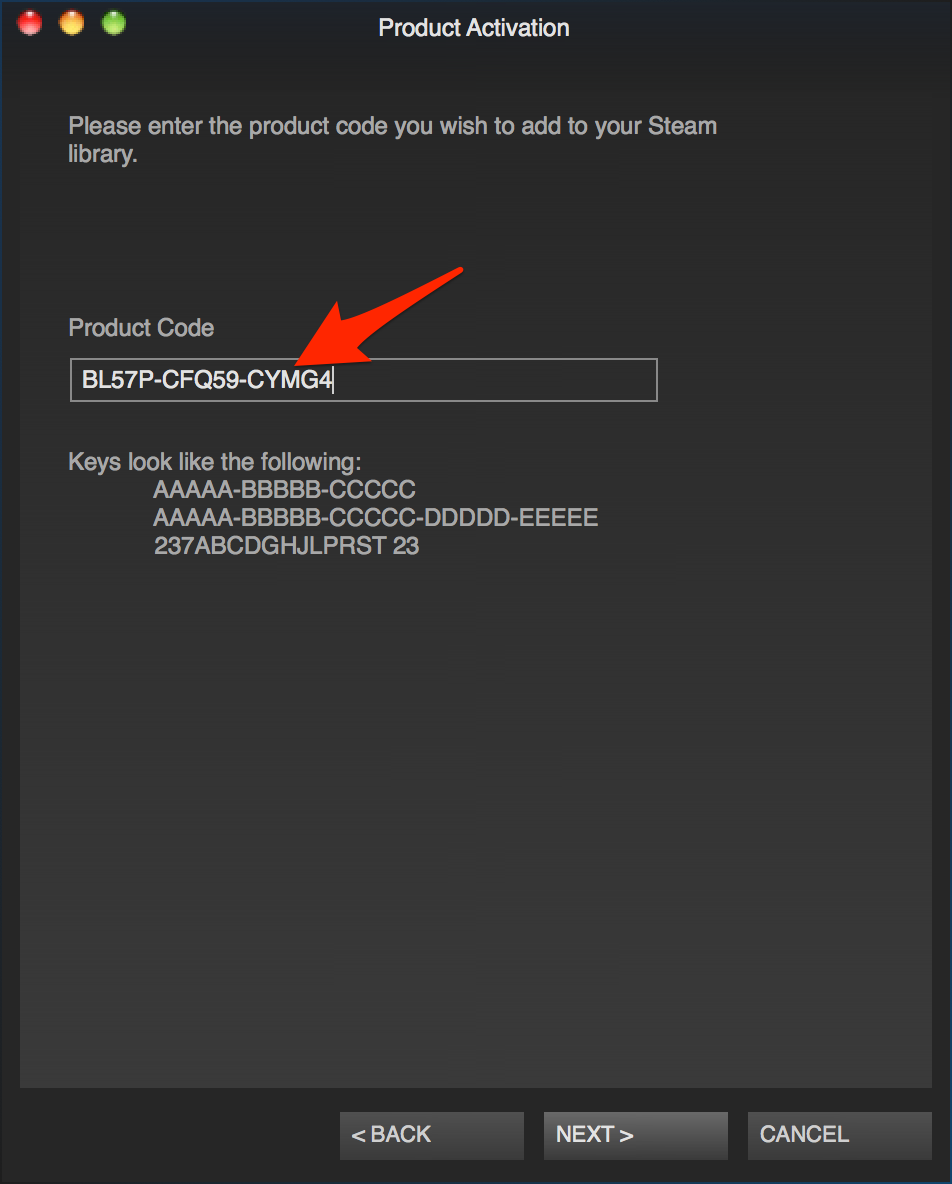 Where To Put Free Download Code Steam
